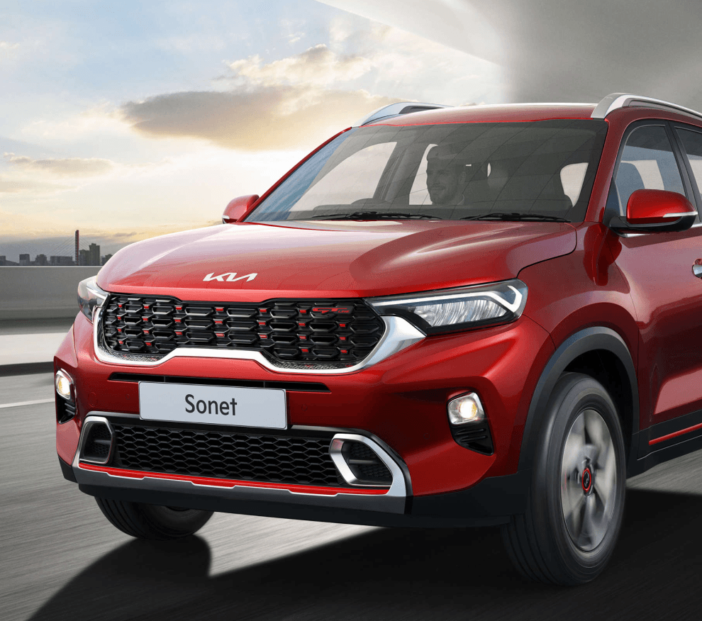 Why Onspot - Red Kia Sonet